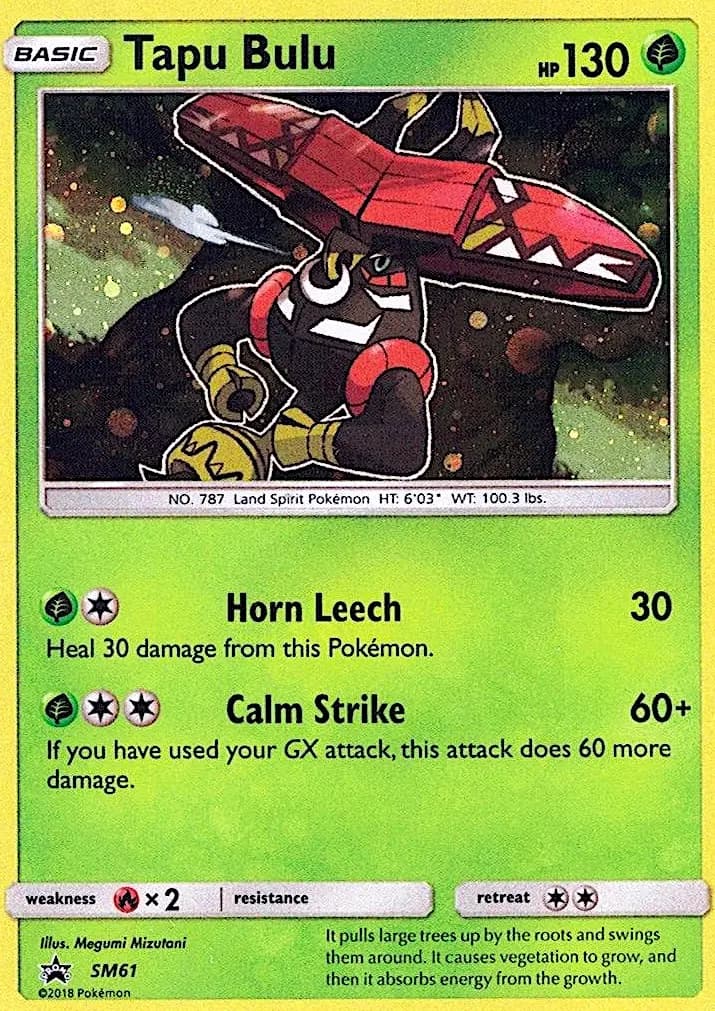 Tapu Bulu — SM Black Star Promos card #SM61
