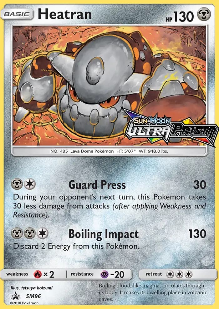 Heatran — SM Black Star Promos card #SM96