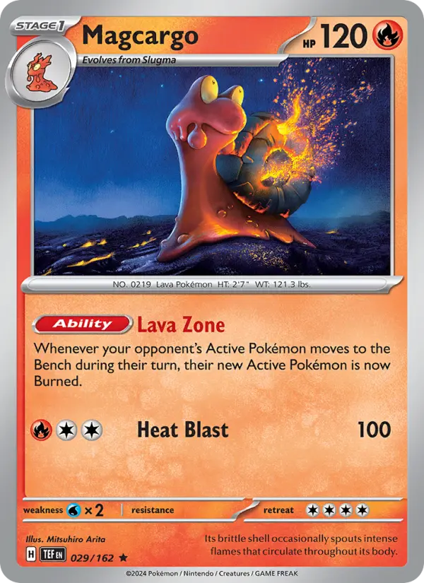 Magcargo — Temporal Forces card #029