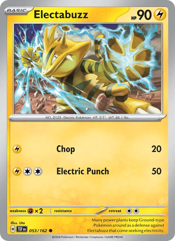 Electabuzz — Temporal Forces card #053
