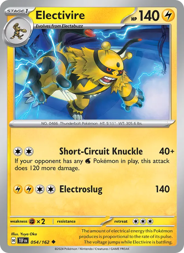 Electivire — Temporal Forces card #054