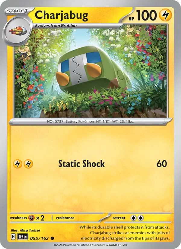 Charjabug — Temporal Forces card #055