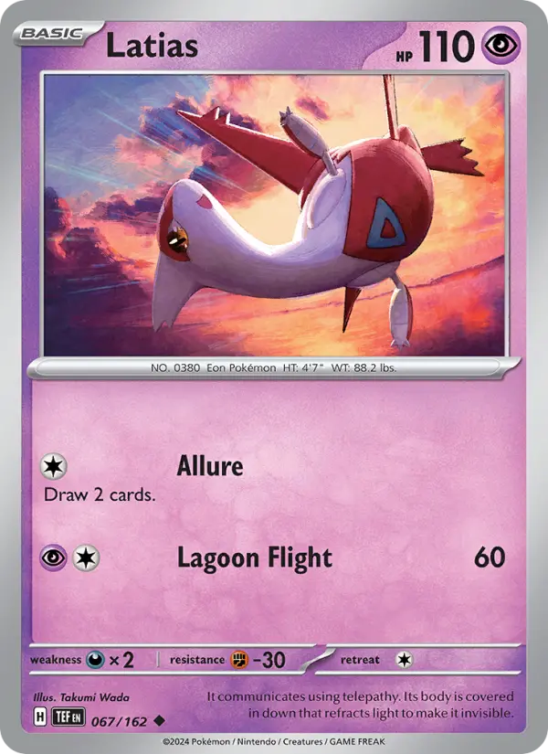 Latias — Temporal Forces card #067