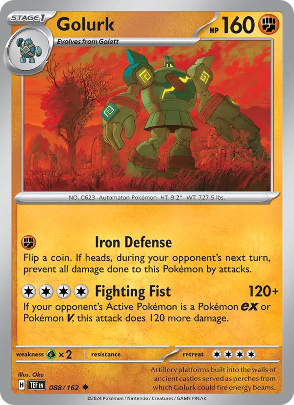 Golurk — Temporal Forces card #088