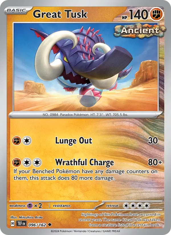 Great Tusk — Temporal Forces card #096