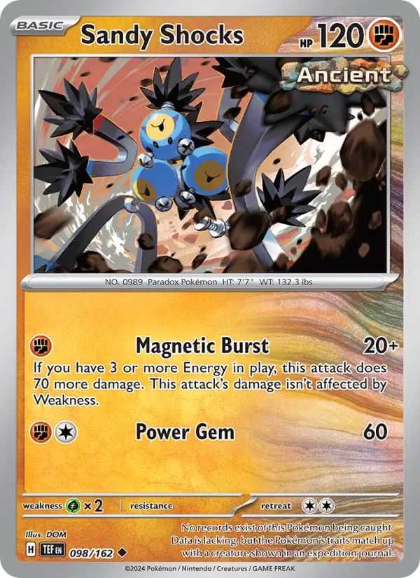 Sandy Shocks — Temporal Forces card #098