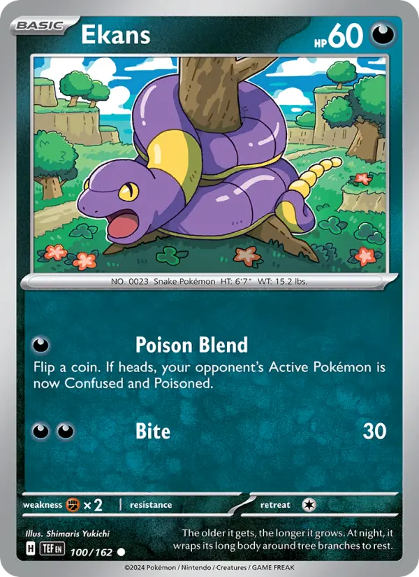 Ekans — Temporal Forces card #100