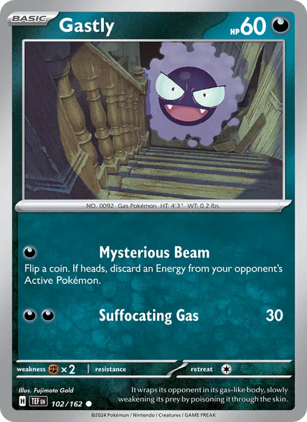 Gastly — Temporal Forces card #102