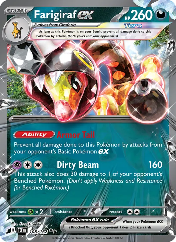 Farigiraf ex — Temporal Forces card #108