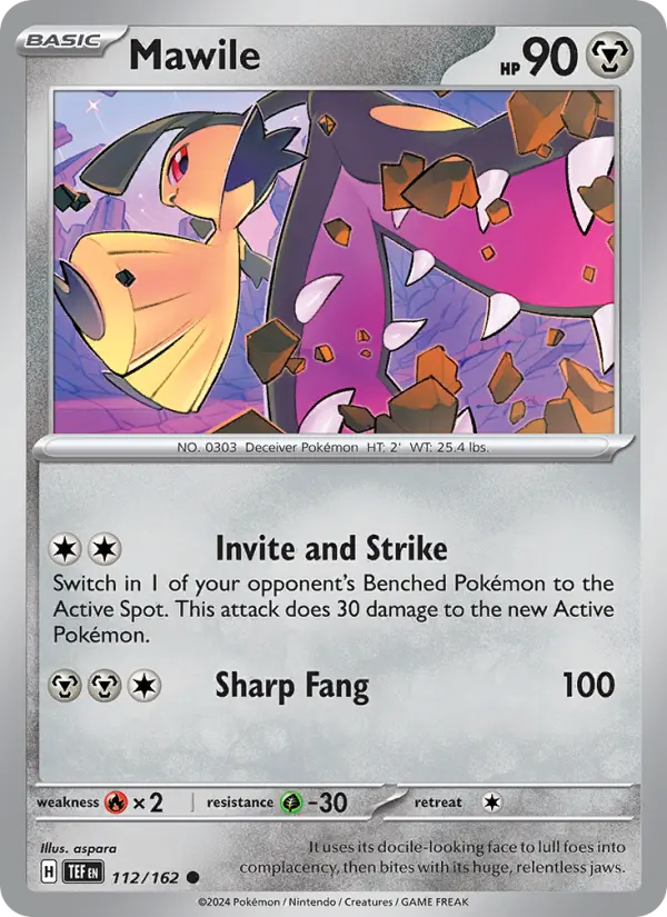 Mawile — Temporal Forces card #112