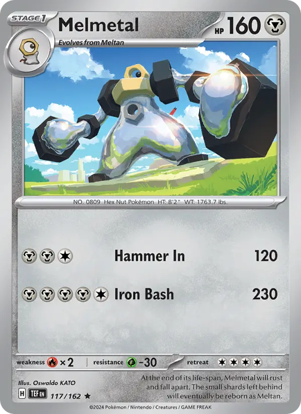 Melmetal — Temporal Forces card #117