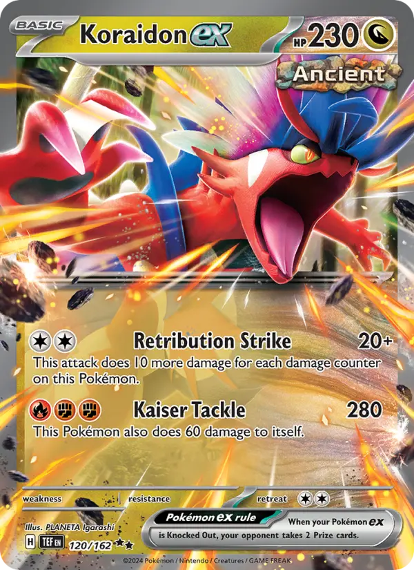 Koraidon ex — Temporal Forces card #120