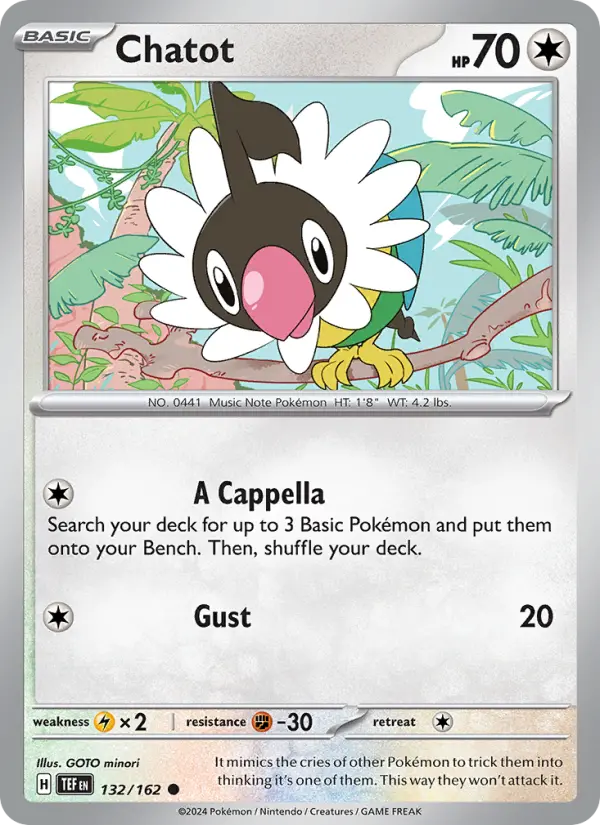 Chatot — Temporal Forces card #132