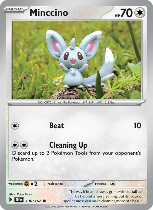 Minccino — Temporal Forces card #136