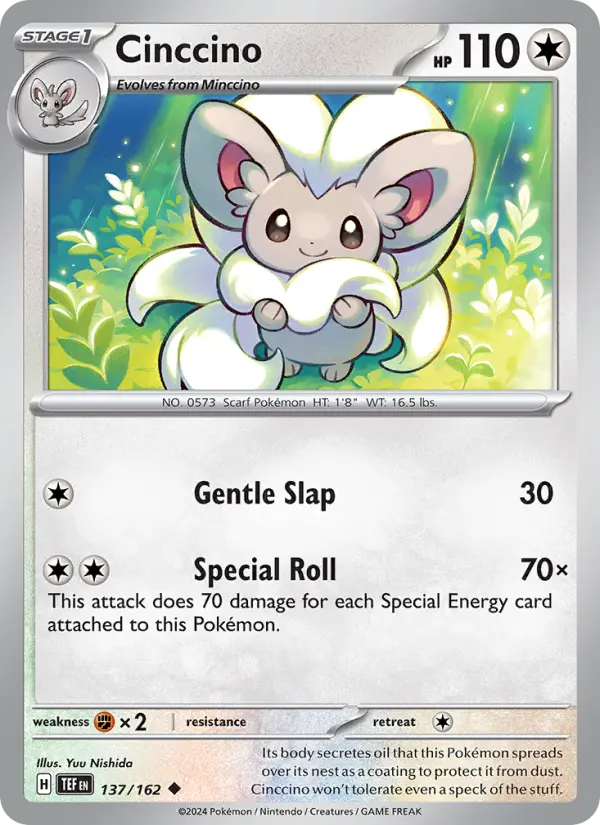 Cinccino — Temporal Forces card #137