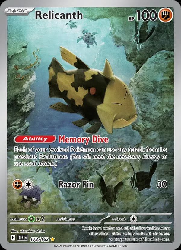Relicanth — Temporal Forces card #173