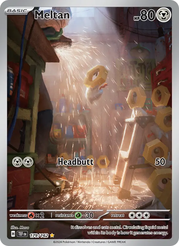 Meltan — Temporal Forces card #179