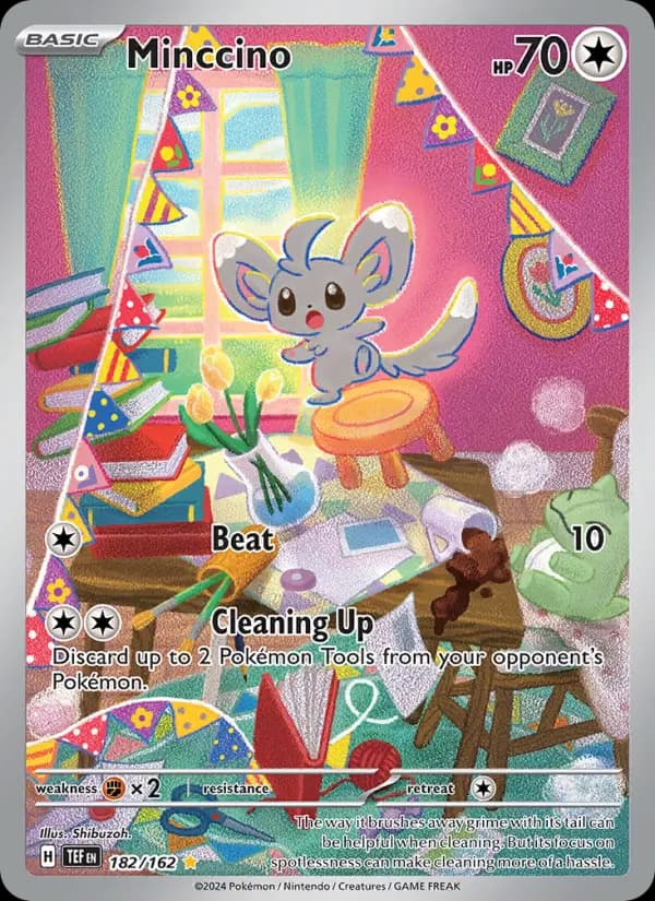 Minccino — Temporal Forces card #182