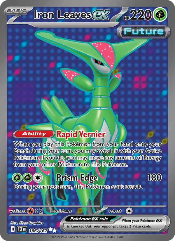 Iron Leaves ex — Temporal Forces card #186