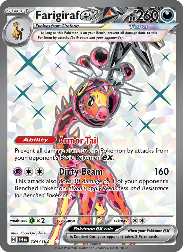 Farigiraf ex — Temporal Forces card #194