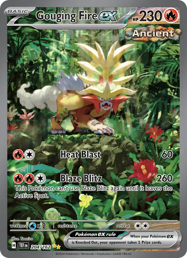 Gouging Fire ex — Temporal Forces card #204