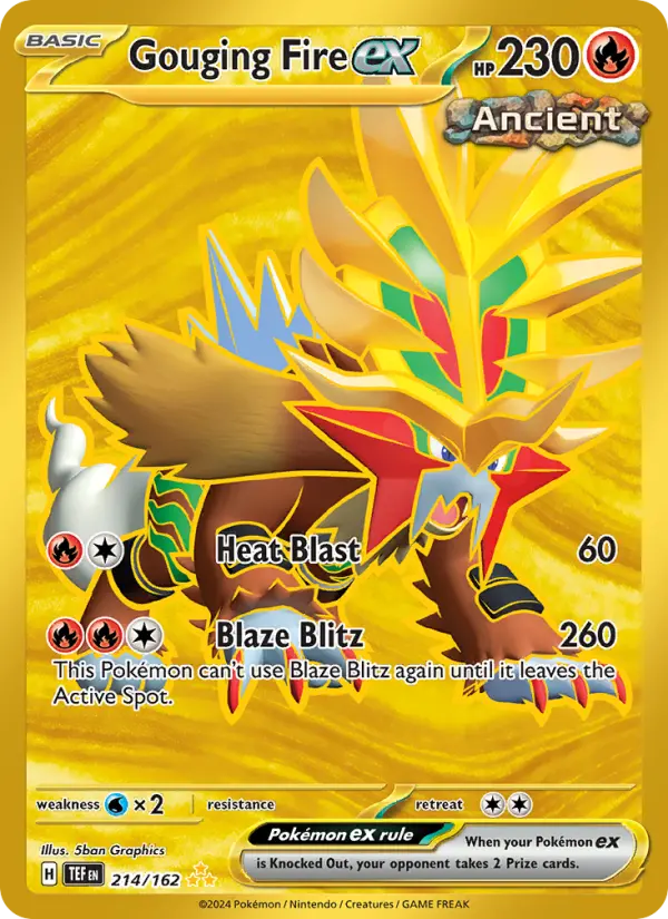 Gouging Fire ex — Temporal Forces card #214
