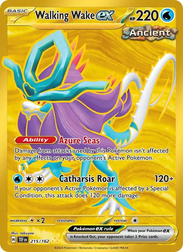 Walking Wake ex — Temporal Forces card #215
