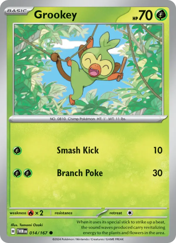 Grookey — Twilight Masquerade card #014