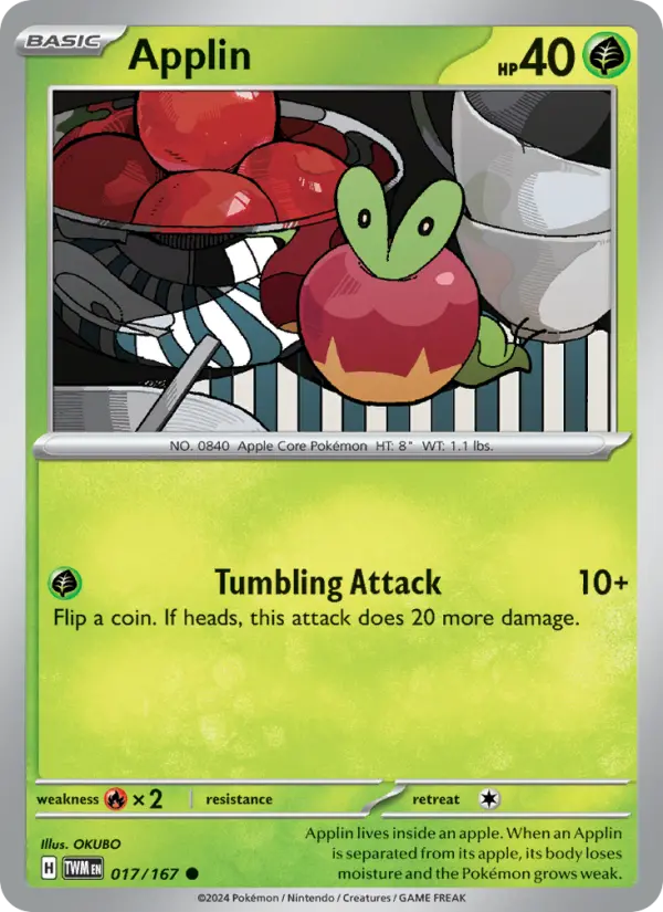 Applin — Twilight Masquerade card #017