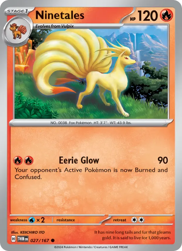 Ninetales — Twilight Masquerade card #027
