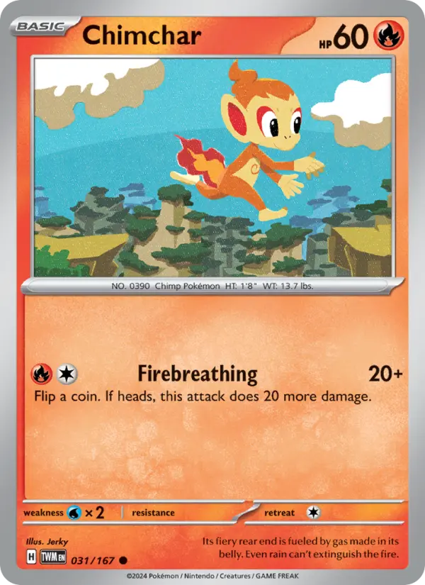 Chimchar — Twilight Masquerade card #031