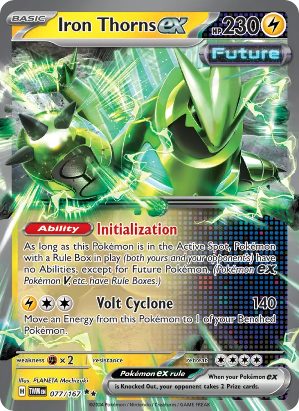 Iron Thorns ex — Twilight Masquerade card #077