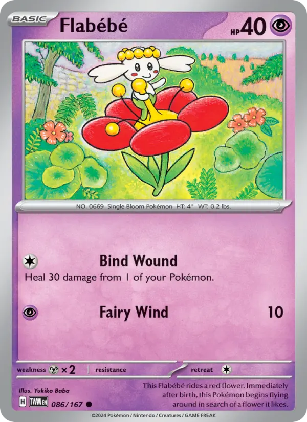 Flabébé — Twilight Masquerade card #086