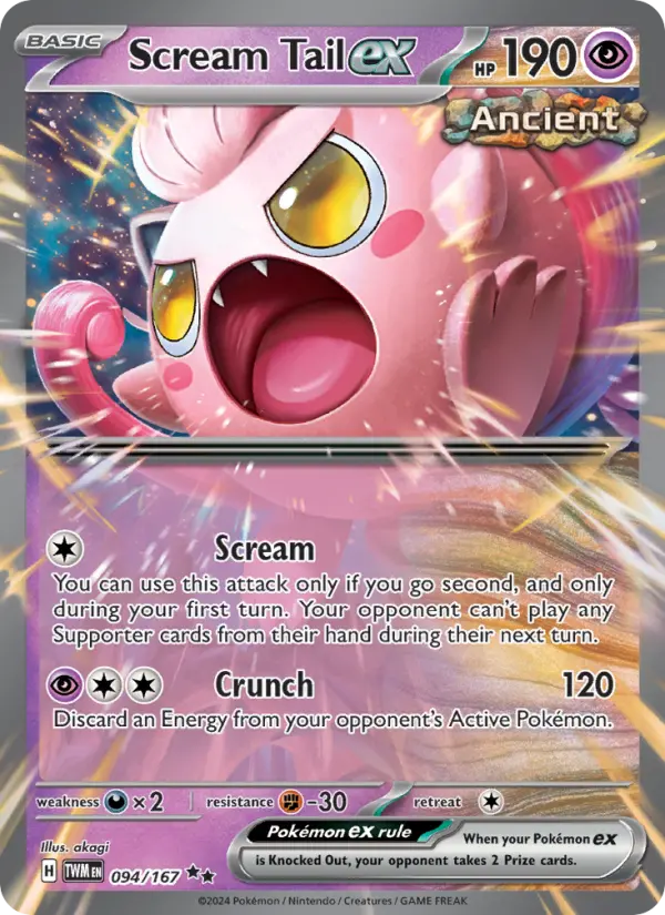 Scream Tail ex — Twilight Masquerade card #094