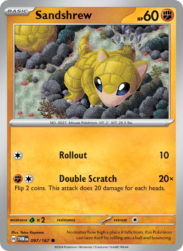 Sandshrew — Twilight Masquerade card #097