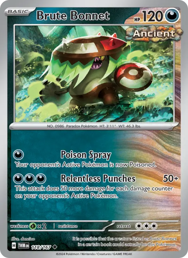 Brute Bonnet — Twilight Masquerade card #118
