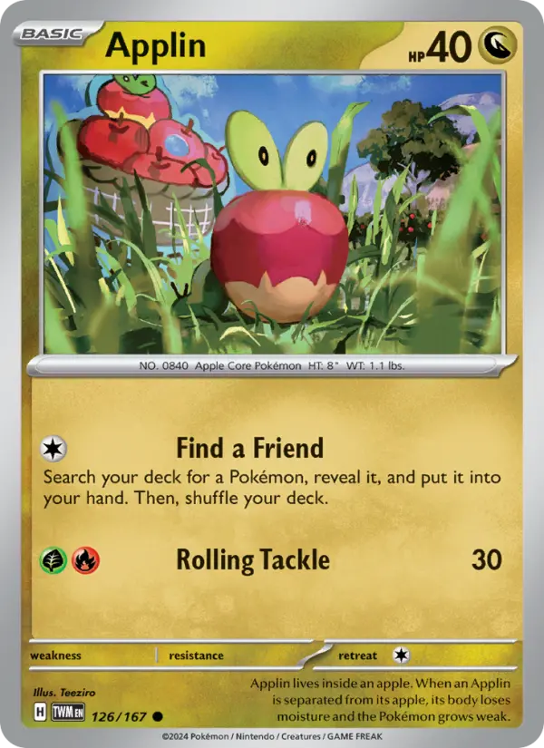 Applin — Twilight Masquerade card #126