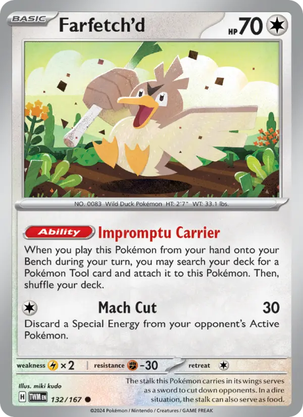 Farfetch'd — Twilight Masquerade card #132