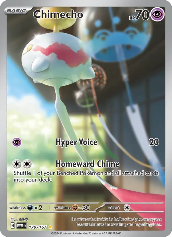Chimecho — Twilight Masquerade card #179