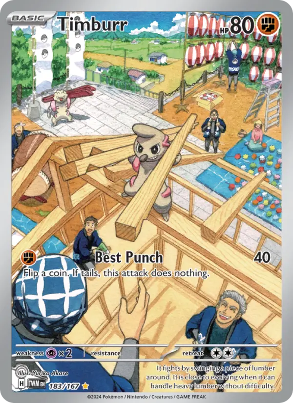 Timburr — Twilight Masquerade card #183