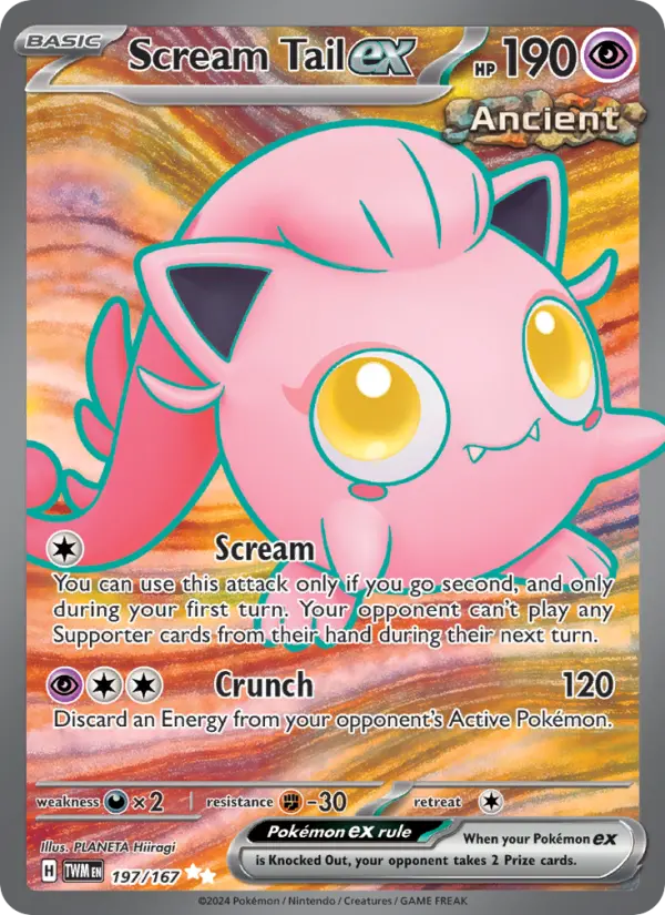 Scream Tail ex — Twilight Masquerade card #197