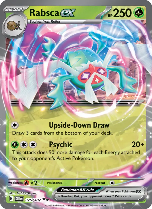 Rabsca ex — Destined Rivals card #025