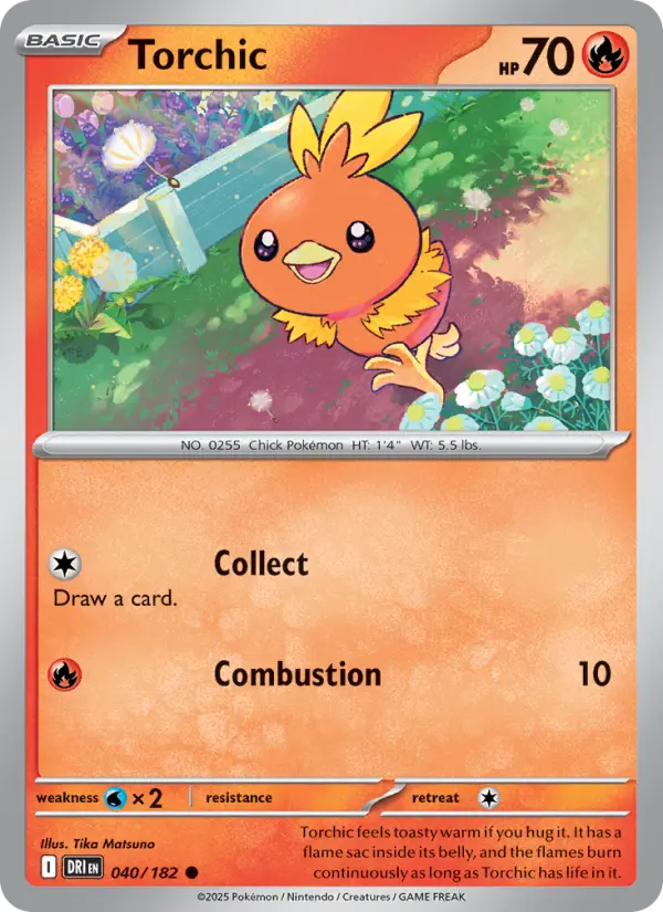 Torchic — Destined Rivals card #040