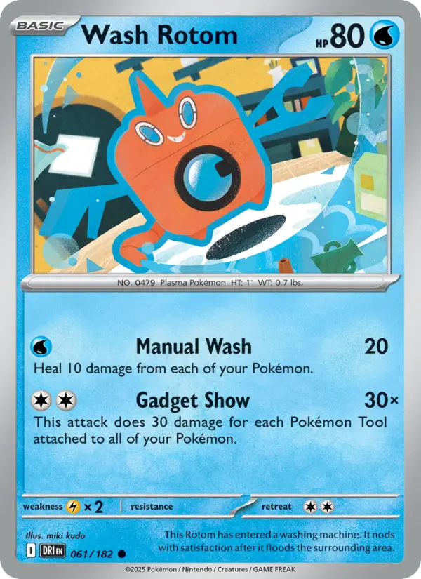 Wash Rotom — Destined Rivals card #061