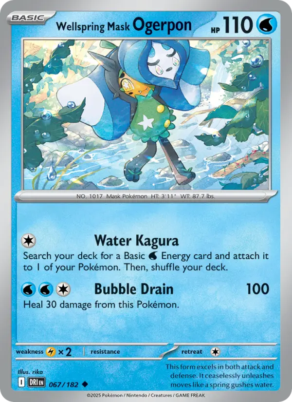 Wellspring Mask Ogerpon — Destined Rivals card #067