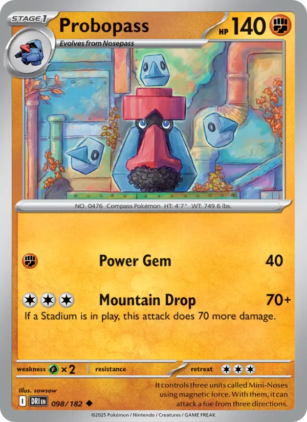 Probopass — Destined Rivals card #098