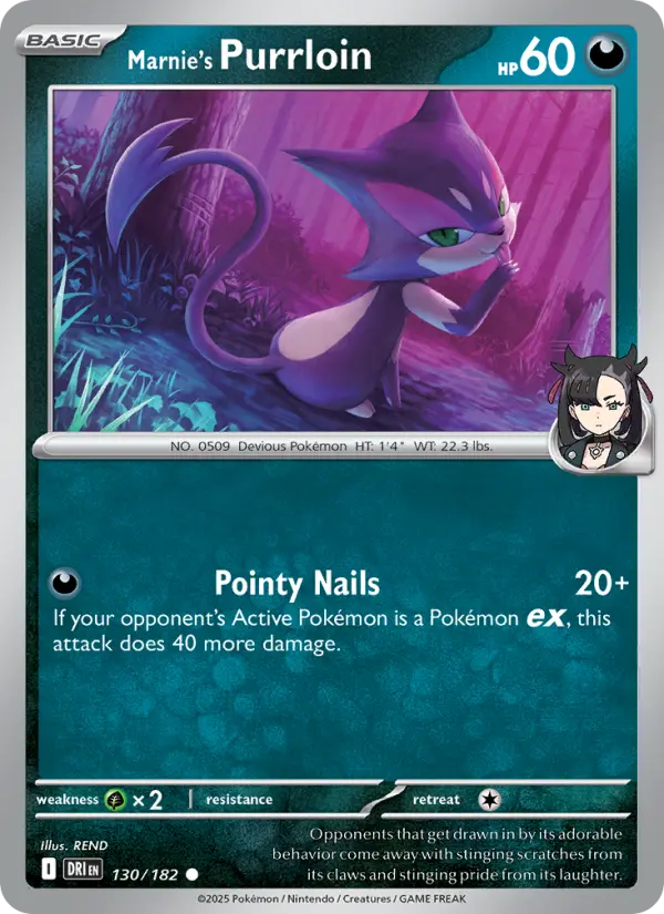 Marnie's Purrloin — Destined Rivals card #130