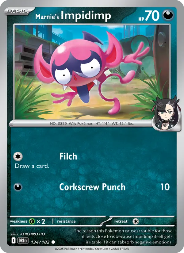 Marnie's Impidimp — Destined Rivals card #134