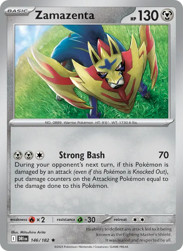 Zamazenta — Destined Rivals card #146