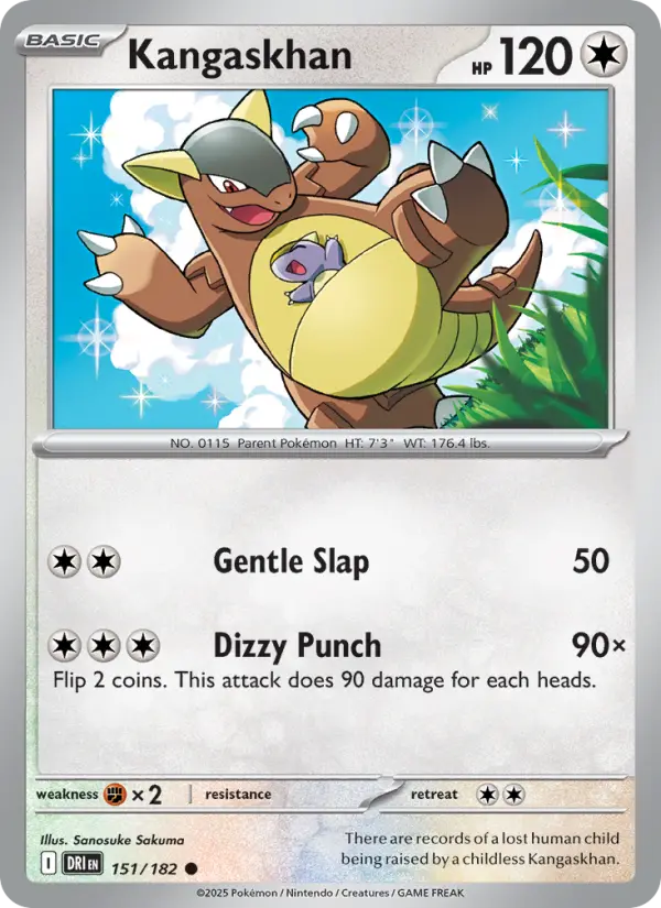 Kangaskhan — Destined Rivals card #151